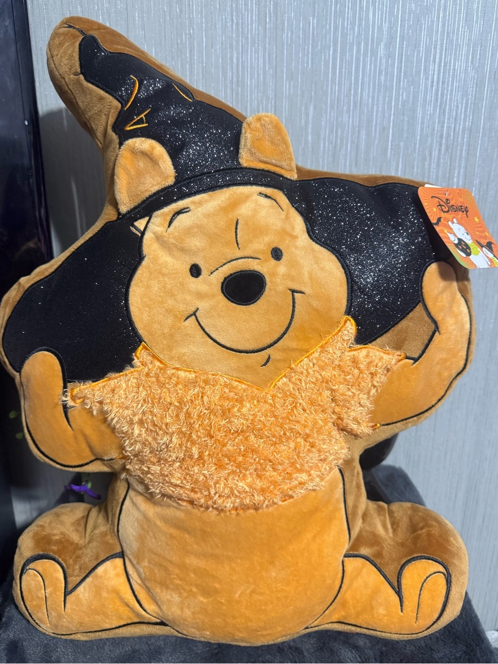 Disney Halloween Winnie the Pooh Plush  accent pillow. BNWT!!!